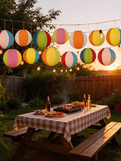 Pool Party Decorations Beach Ball Paper Lights - Summer Hawaii Theme Home Birthday Hanging Decorations Outdoor Indoor, Baby Shower, Baby Theme Party