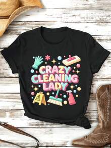 Women T-Shirts - Black - View 2