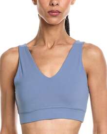 Sweaty Betty Ultimate Studio Voop Bra - Blue - View 2
