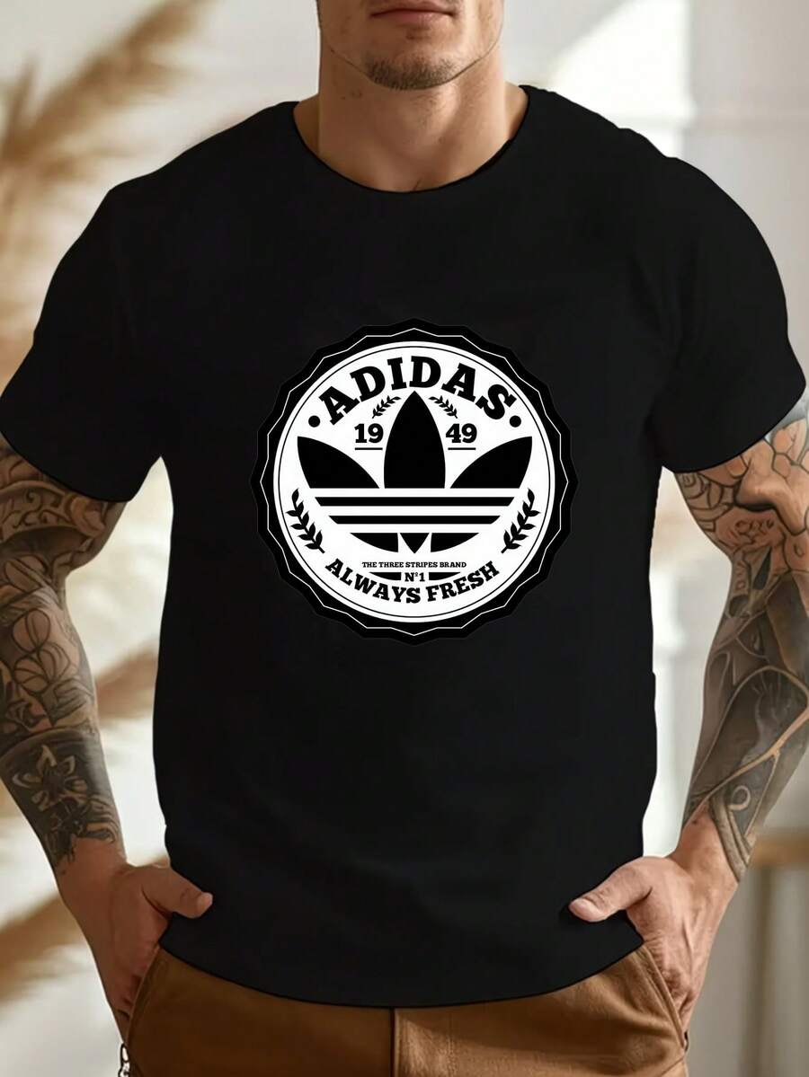 T-shirts pour hommes - Noir - Voir 1