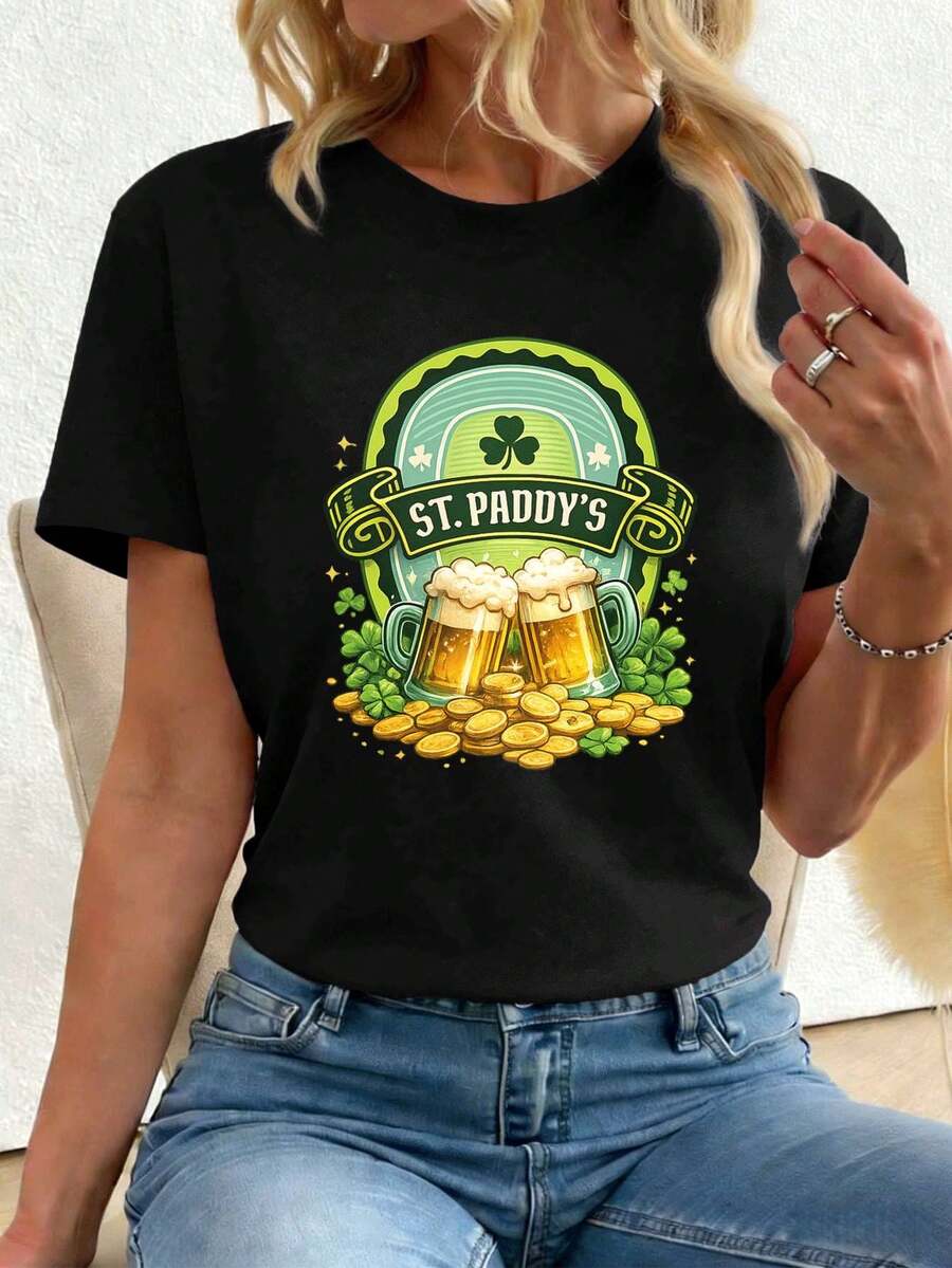 Women T-Shirts - Black - View 1