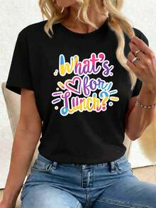 Women T-Shirts - Black - View 1