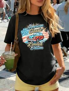 Women T-Shirts - Black - View 1