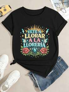 Women T-Shirts - Black - View 2