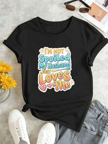 Women T-Shirts - Black - View 2
