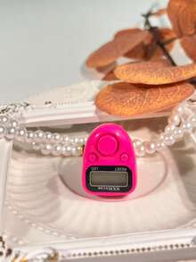 LED Electronic Finger Counter With Luminous Design, Anti-Mistouch Button, Replaceable Battery, Suitable For Chanting, Fitness Tracking, Crafting, Teaching Statistics, People Counting And More Scenarios - Multicolor - View 13