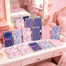 12 cuốn sổ tay mini xoắn lò xo K-POP Huntri/X, sổ ghi nhớ theo chủ đề thần tượng, quà tặng cho trẻ em, sổ tay xoắn lò xo chủ đề Biệt đội Phù thủy Săn bắn Tia chớp. - Lightning LM - Xem 6