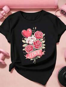 Women T-Shirts - Black - View 2