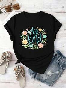 Women T-Shirts - Black - View 2