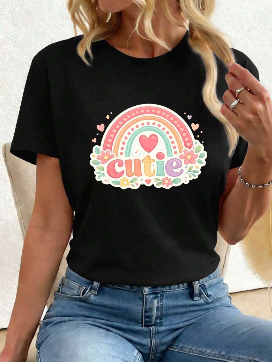 Women T-Shirts - Black - View 1