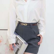 1pc Adjustable Elastic Waist Belt, Suitable For Summer, Autumn, Daily And Outdoor Use - Black - View 11