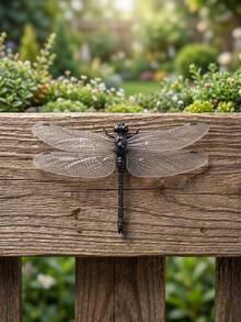 6pcs/3pcs/1pc Realistic Colorful Dragonfly Figurines, Lifelike Insect Decor, Micro Landscape Succulent Decoration, Gardening Ornament, Yard Decor, Modern Dragonfly Design Garden Decoration, Suitable For Garden/Shop/Home Wall Decor, 3D Movable Garden/Floral/Indoor Outdoor Planter Decoration - Dragonfly - View 7