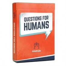Questions For Humans Couples Edition Conversation Cards - Deep & Meaningful Relationship Question Game For Partners, Build Connection, Interactive Card Deck For Date Nights & Anniversaries, Great Romantic Gift Idea For Couples - Multicolor - View 2