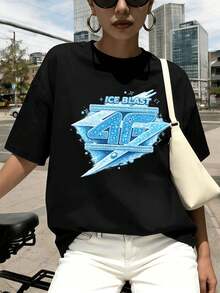 Women T-Shirts - Black - View 1