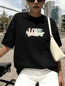 Women T-Shirts - Black - View 1