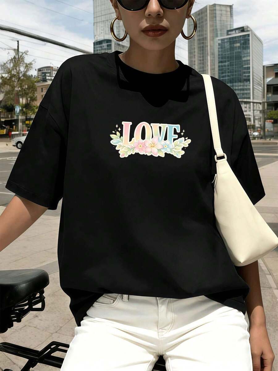 Women T-Shirts - Black - View 1