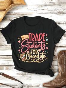 Women T-Shirts - Black - View 2