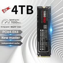 Best-Selling M2 2280 PCIe 4.0 SSD High-Speed Solid State Drive 1080PRO 4TB - 查看 1