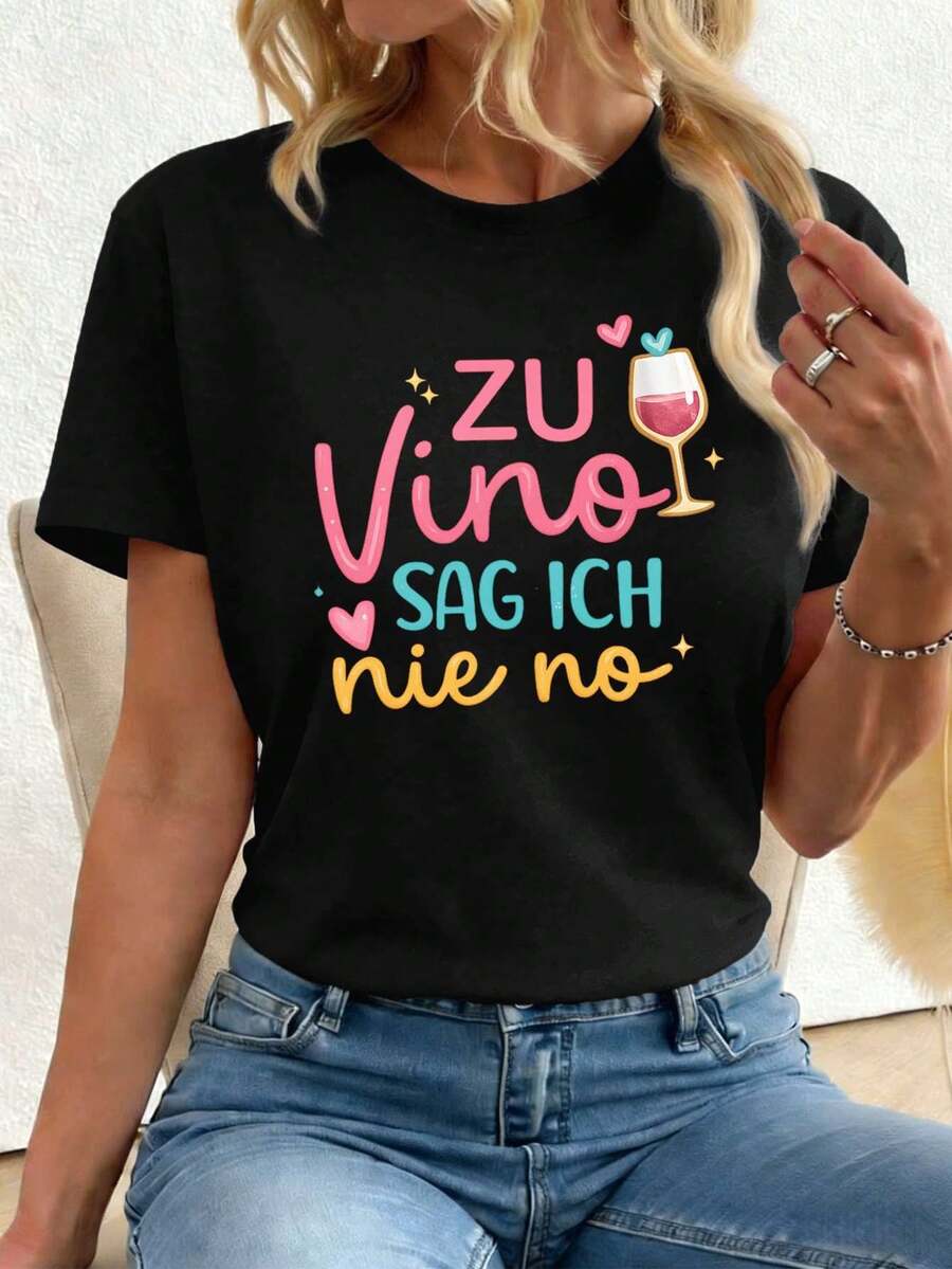 Women T-Shirts - Black - View 1