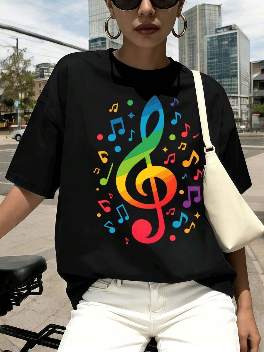 Women T-Shirts - Black - View 1