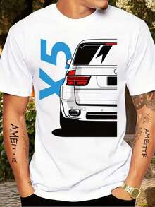 Envío en 24 horas desde Alemania/Francia/España | Camiseta unisex clásica alemana X5 100% algodón de 190 g/m² – Modelos E36 M5 y E30, opciones para parejas E34 y E46 | Manga corta, para todas las estaciones - 1 pieza de imagen a color - Ver 5