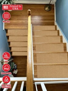 Small Diamond-Shaped Weaving Texture PatternNon-Slip Stair Tread Pads Runner Rugs,Aisle Runners, Suitable For Indoor Stair Safety, Designed For Steps, Featuring Non-Slip, Absorbent, Quiet Walking, Easy To Clean, Suitable For All Seasons,Available In Various Sizes,And Aesthetically  For Various Scenarios.Using 2D Digital Printing Technology Floor Mat, Suitable For Shopping Centers,  Patio ,Restaurants,  Bathrooms, Laundry Room, Stairwell Passage,CafesFor Floor Staircase Decoration.Suitable For Him/Her, Family Members, Boyfriend/Girlfriend, Father/Mother, Lover, Daughter/Son, Grandfather/Grandmother, Teacher, Doctor, Nurse, Friend, Classmate, Pet. Can Be Used As Birthday Gifts, Household , Wedding , Souvenirs, Daily , Anniversary, Valentine's Day, Thanksgiving, Graduation Season, Christmas, Halloween, Mother's Day, Father's Day, Wedding, New Year Gift Decorations Staircase Carpets. - Kiểu 1 - Xem 3