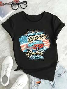 Women T-Shirts - Black - View 2