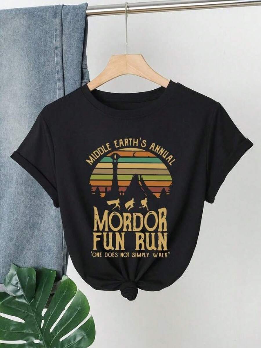 Women T-Shirts - Black - View 1
