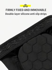 Honeycomb Anti-Collision Soccer Shin Guards, Breathable EVA Thickened Calf Protector With Non-Slip Strips - Multicolor - View 6