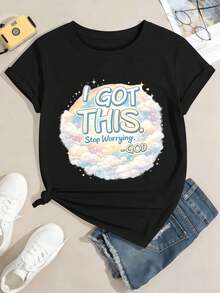 Women T-Shirts - Black - View 2