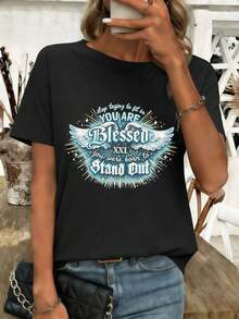 Women T-Shirts - Black - View 1