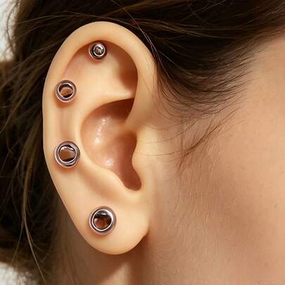 1 Pair Purple Glass Ear Plugs And Tunnels With Silicone Rings For Women Girls Dead Stretching Kit 1.6mm-16mm Single Flared Ear Expanders Hypoallergenic & Non-Porous Pyrex Glass, For Fresh Stretches & Sensitive Skin Glass Piercing Ear Gauges Clear Glasses Stud Earrings Body Jewelry