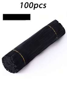 100/300支彩色螺旋扭曲棒，隨機顏色，DIY手工藝用品，裝飾工具，適用於創意手工花束和禮物，柔軟藝術用品馬卡龍扭曲棒，DIY手工藝材料 - 常規款G - 查看 21