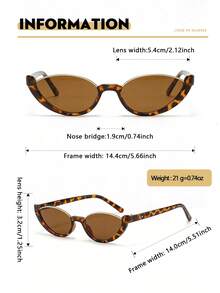 Kính râm unisex họa tiết da báo mắt mèo, thiết kế nửa gọng cong - Kính thời trang phong cách Bohemian, chống tia UV400, thích hợp cho kỳ nghỉ, du lịch, đi biển, thiết kế thanh lịch. - Nhiều màu - Xem 10