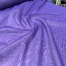 Plain Voile Fabric, Assorted Colors, 3.00m (Width), Curtains, Decoration - 紫色 - 查看 4