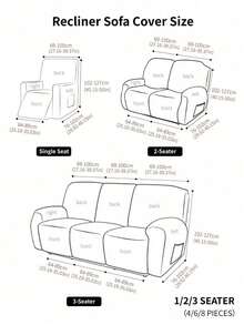 4/6/8 pcs Sarung Sofa Elastis Motif Tanaman, Anti Debu dan Anti Kotoran, Cocok untuk Ruang Tamu, Kantor, Dekorasi Rumah - Emas - View 5
