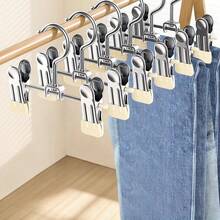 Multi-Functional Clips, Adjustable Clips, Non-Slip, Matte Metal Pants Clips, Portable Shoe Drying Clips, Suitable For Clothing Stores And Homes, Seamless Clips - Multicolor - View 2