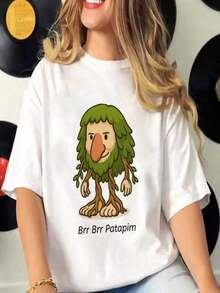 Wittgenstein T-Shirt With Rabbit And Duck - White 24 - View 11