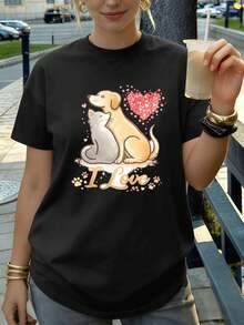 Women T-Shirts - Black - View 1