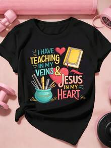 Women T-Shirts - Black - View 2