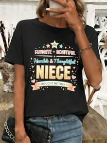 Women T-Shirts - Black - View 1