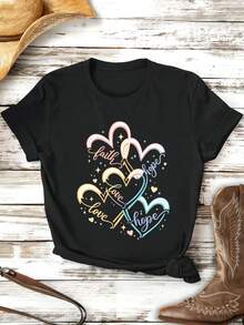 Women T-Shirts - Black - View 2