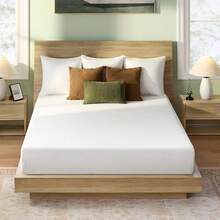 Colchón de tamaño individual, colchón de espuma de memoria de gel de 6 pulgadas en una caja, libre de fibra de vidrio, transpirable para un sueño talla grande fresco, con soporte y alivio de la presión, certificado CertiPUR-US, color blanco - Blanco - Ver 1