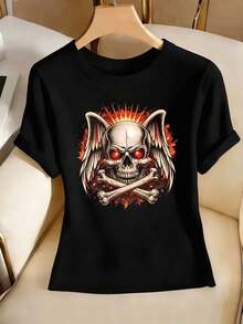 Women T-Shirts - Black - View 2