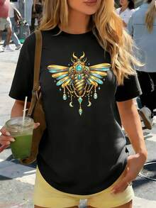 Women T-Shirts - Black - View 1