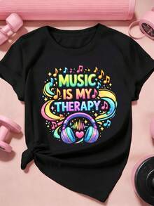 Women T-Shirts - Black - View 2