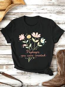 Women T-Shirts - Black - View 2
