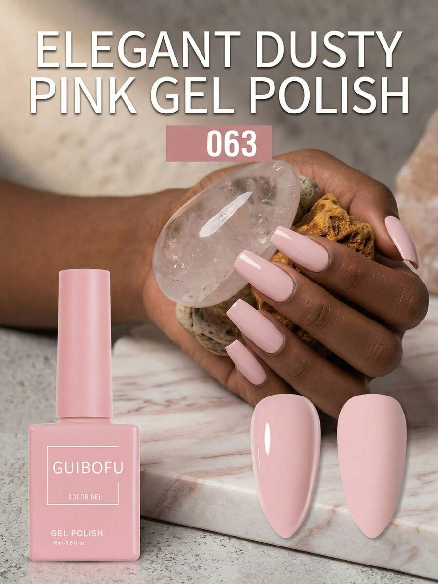 Brand GUIBOFU 1pc No.063 Gel Nail Polish