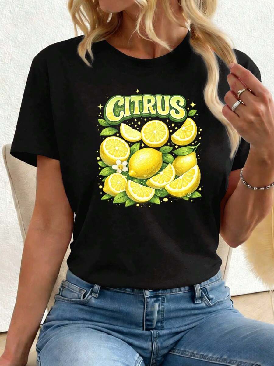 Women T-Shirts - Black - View 1