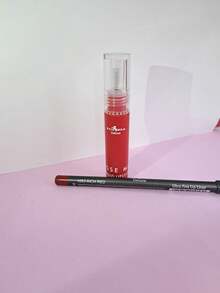 Lip Combo Heart Breaker y Rich Red | Delineador de Labios Rich Red | Cremoso Labial Liquido Matte Indeleble Heart Breaker - heart Breaker y Rich Red - Ver 3